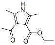 1H-Pyrrole-3-carboxylicacid,4-acetyl-2,5-dimethyl-,ethylester(9CI) Structure