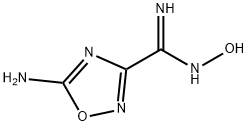 1,2,4-Oxadiazole-3-carboximidamide,5-amino-N-hydroxy- Structure