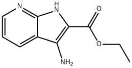 1H-Pyrrolo[2,3-b]pyridine-2-carboxylicacid,3-amino-,ethylester(9CI) 구조식 이미지