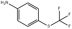 4-(Trifluoromethylthio)aniline 구조식 이미지
