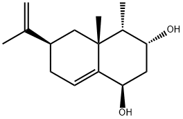 (1R,3R,4R,4aR,6R)-4,4a-dimethyl-6-prop-1-en-2-yl-2,3,4,5,6,7-hexahydro-1H-naphthalene-1,3-diol Structure