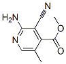 4-Pyridinecarboxylicacid,2-amino-3-cyano-5-methyl-,methylester(9CI) Structure