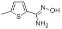 N-HYDROXY-5-METHYLTHIOPHENE-2-CARBOXAMIDINE Structure