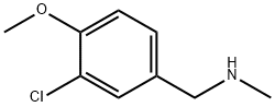 N-메틸-(3-클로로-4-메톡시)벤질아민 구조식 이미지