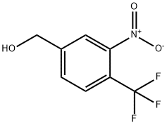 3-NITRO-4-(TRIFLUOROMETHYL)BENZYL ALCOHOL Structure