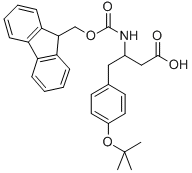 N-FMOC-3-AMINO-4-(4-TERT-BUTOXY-PHENYL)-BUTYRIC ACID Structure