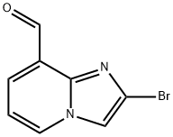 이미다조[1,2-a]피리딘-8-카르복스알데히드,2-broMo- 구조식 이미지
