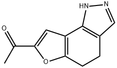 1-(4,5-DIHYDRO-1H-FURO[2,3-G]INDAZOL-7-YL)ETHANONE Structure