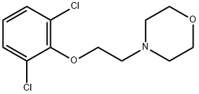 4-[2-(2,6-Dichlorophenoxy)ethyl]morpholine Structure