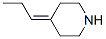 Piperidine, 4-propylidene- (9CI) Structure