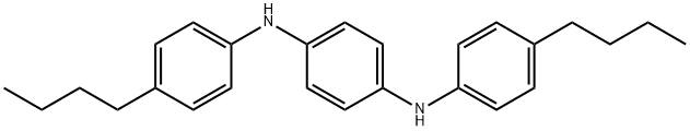 N,Nμ-Bis(4-butylphenyl)benzene-1,4-diamine Structure