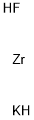 Potassium zirconium fluoride Structure