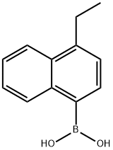 Boronic acid, (4-ethyl-1-naphthalenyl)- (9CI) Structure