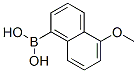 Boronic acid, (5-methoxy-1-naphthalenyl)- (9CI) Structure