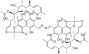 3,3'-(Azinobismethylidyne)bisrifamycin Structure