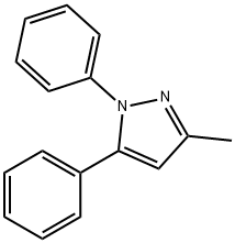 1,5-DIPHENYL-3-METHYL-1H-PYRAZOLE Structure