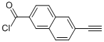 2-Naphthalenecarbonyl chloride, 6-ethynyl- (9CI) Structure