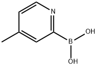 4-METHYLPYRIDINE-2-BORONIC ACID 구조식 이미지