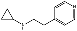 4-Pyridineethanamine,N-cyclopropyl-(9CI) Structure