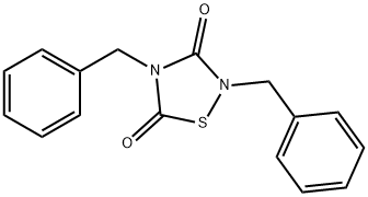 2,4-DIBENZYL-5-OXOTHIADIAZOLIDINE-3-THIONE Structure