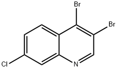 3,4-DIBROMO-7-CHLOROQUINOLINE Structure