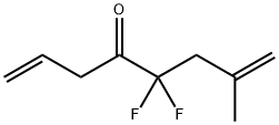 1,7-옥타디엔-4-온,5,5-디플루오로-7-메틸- 구조식 이미지