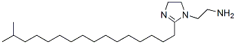 4,5-dihydro-2-isoheptadecyl-1H-imidazole-1-ethylamine Structure