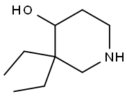 4-Piperidinol, 3,3-diethyl- (9CI) Structure