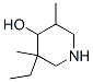4-피페리디놀,3-에틸-3,5-디메틸-(9CI) 구조식 이미지