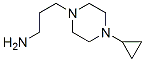 1-Piperazinepropanamine,4-cyclopropyl-(9CI) Structure