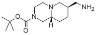 (7R,9AR)-TERT-BUTYL 7-(AMINOMETHYL)HEXAHYDRO-1H-PYRIDO[1,2-A]PYRAZINE-2(6H)-CARBOXYLATE 구조식 이미지