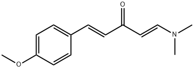 (1E,4E)-1-(Dimethylamino)-5-(4-methoxyphenyl)-penta-1,4-dien-3-one Structure