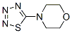 5-morpholino-1,2,3,4-thiatriazole  Structure