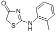 2-O-TOLYLAMINO-THIAZOL-4-ONE Structure