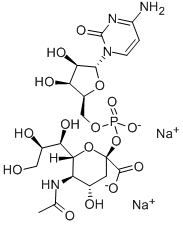 CMP-NeuAc 구조식 이미지