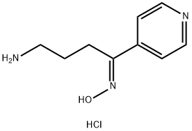 4-AMINO-1-PYRIDIN-4-YLBUTAN-1-ONE OXIME MONOHYDROCHLORIDE Structure