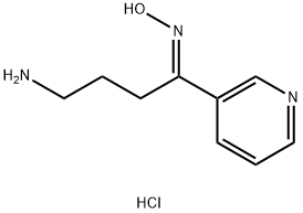 4-AMINO-1-PYRIDIN-3-YLBUTAN-1-ONE OXIME MONOHYDROCHLORIDE Structure