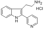 2-(2-PYRIDIN-3-YL-1H-INDOL-3-YL)ETHANAMINE MONOHYDROCHLORIDE Structure