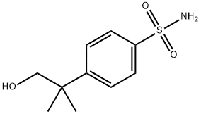 4-(2-하이드록시-1,1-디메틸에틸)벤젠술폰아미드 구조식 이미지