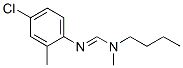 N1-Butyl-N2-(4-chloro-2-methylphenyl)-N1-methylformamidine 구조식 이미지