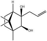 Bicyclo[2.2.1]heptane-2,3-diol, 1,7,7-trimethyl-3-(2-propenyl)-, (1R,2S,3R,4S)- (9CI) Structure