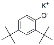 칼륨2,4-디-tert-부틸페놀레이트 구조식 이미지