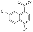 6-CHLORO-4-NITROQUINOLINE-1-OXIDE Structure