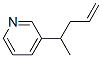 피리딘,3-(1-메틸-3-부테닐)-(9Cl) 구조식 이미지