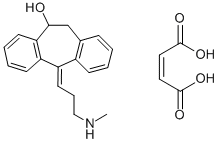 (+/-)-E-10-하이드록실화-NORTRIPTYLINE대사산물말레산염 구조식 이미지