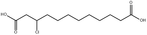 3-CHLORODODECANEDIOIC ACID Structure