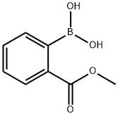 2-Methoxycarbonylphenylboronic acid 구조식 이미지