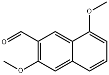 3,8-DIMETHOXY-2-NAPHTHALDEHYDE Structure