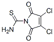 1H-Pyrrole-1-carbothioamide,  3,4-dichloro-2,5-dihydro-2,5-dioxo- 구조식 이미지