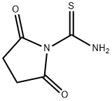 1-Pyrrolidinecarbothioamide,  2,5-dioxo- Structure